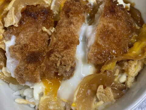 余ったとんかつでカツ丼